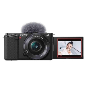 SONY Alpha ZV-E10L 24.2MP Mirrorless Camera (16-50 mm Lens, 23.5 x 15.6 mm Sensor, Vari-Angle Touch Screen LCD)