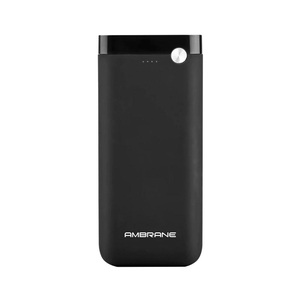 Ambrane PP-20 20000 mAh Li-Polymer Powerbank with Dual Micro / Type-C Input Fast Charging (Black)