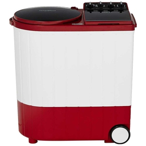 Whirlpool 9.5 kg Semi-Automatic Top Loading Washing Machine (ACE XL 9.5, Coral Red, 3D Scrub Technology)