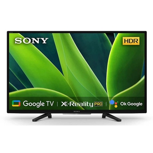 Sony 80 cm (32 inches) HD Ready Smart LED Google TV KD-32W830K (Black)