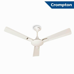 Crompton New Aura Prime Anti-Dust Ceiling Fan with Duratech Technology - 1200 mm (Pearl White Chrome)