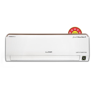 LLoyd Heavy Duty Inverter Split AC (5 in 1 Expandable, Copper, Anti-Viral + PM 2.5 Filter With Golden Deco Strip (GLS18I5FWGHE,  White)