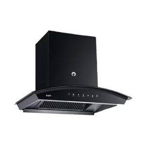 Kaff VASCO DHC 75 Auto Clean Wall Mounted Chimney  (Black 1250 CMH)