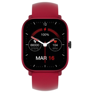 Inbase Urban Lite X Smartwatch  (Red Strap, Free Size)