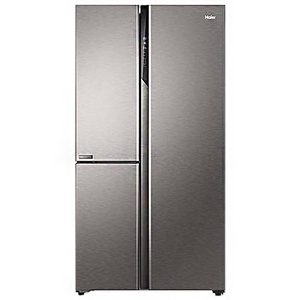 Haier 628 Litres Frost Free Expert Inverter Side-by-Side Refrigerator (HRT-683IS) Inox Steel