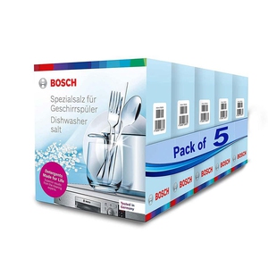 Bosch Salt for Dishwasher - 5 KG (Combo Pack of 5)