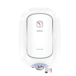 Havells Puro DX 15 Litre Vertical Storage Water Heater, White Blue, GHWAPDTWB015