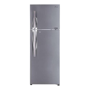 LG 242 Litres 2 Star Frost Free Double Door Refrigerator with Smart Inverter Compressor (GL-N292RDSY, Dazzle Steel)