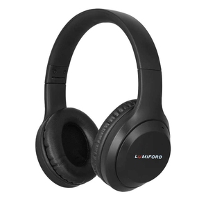 LUMIFORD HD50 Wireless Over-Ear Headphones with Mic, Bluetooth v5.0, HD True Bass and Multi-Connection (Aux/FM Radio/SD Card) (Black)