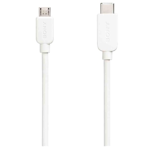 SONY Micro USB Cable CP-CB100 UCB-C to Micro USB 1m, White