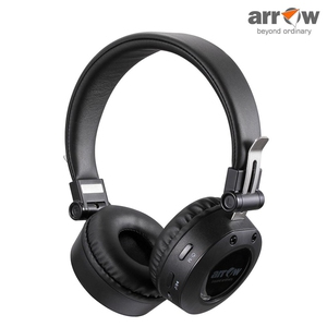 Arrow BT 10 Bluetooth Wireless Headphone, Supports MicroSD Card and FM Radio (Black)