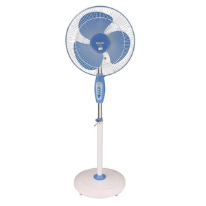 REMI 400 MM PEDESTAL FAN HI-SPEED (WHITE/BLUE)