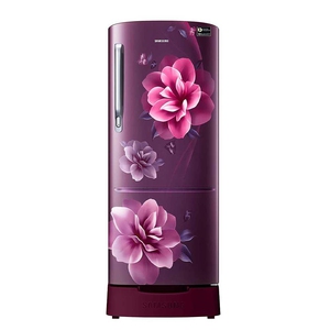 Samsung 192 L 3 Star Inverter Direct Cool Single Door Refrigerator (RR20A182YCR/HL, Camellia Purple,)