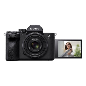 Sony Alpha ILCE-7M4K Full-Frame Hybrid Camera 33MP Interchangeable-Lens Mirrorless Camera with 28-70mm Digital Zoom Lens.