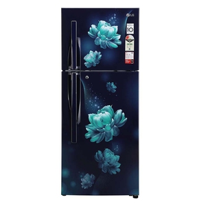 LG 260 Litres 2 Star Frost Free Double Door Convertible Refrigerator with Smart Diagnosis (GL-S292RBCY, Blue Charm)