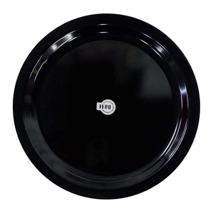 Iveo Solid Round Plate, 11" Black Full 1pc