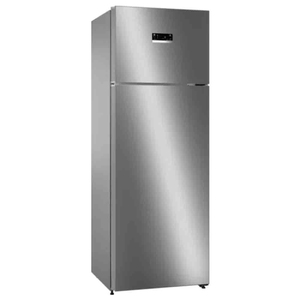 BOSCH Series 4 368 Litres 3 Star Frost Free Double Door Refrigerator (CTC39K03NI, Smoky Steel)