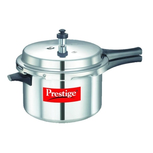 Prestige Popular Aluminium Pressure Cooker, 5.5 Litres