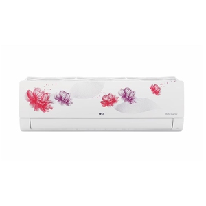 LG AI Convertible 6-in-1 Cooling 1.5 Ton 5 Star Split  AC with Wi-fi Connect -Floral (RS-Q19FWZE,Floral White)