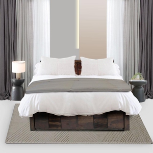 Pai Furniture BD0004-6 Aizwal Bed King Size