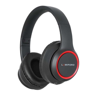 Lumiford HD60 Over-Ear Wireless Headphones with Built-in mic, Dual Phone Connection Technology (Black)