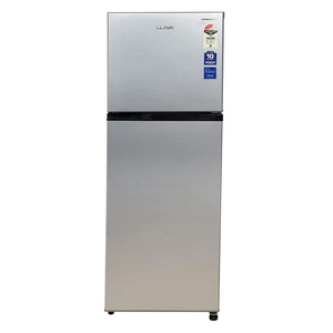 LLOYD 283 Litres 3 Star Frost Free Double Door Refrigerator (GLFF293AMST1PB, Metallic Silver)