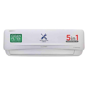Lloyd 2 Ton 3 Star Inverter Split 5 in 1 Convertible Air Conditioner with  Anti-Viral Filter (GLS24I3FWSEM, ‎White)