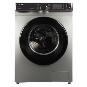 LLOYD 8 Kg Fully Automatic Front Load Washing Machine with IntelliSteam (LWMF80DK1, Black)