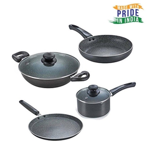 Prestige Omega Deluxe Granite 4 pc Cookware set