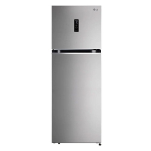 LG 340 Litres 2 Star Frost Free Double Door Convertible Refrigerator with Smart Diagnosis (GL-T342TPZY, Shiny Steel)