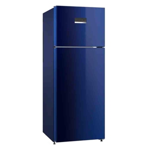 BOSCH 263 Litres 3 Star Double Door Frost Free Refrigerator with VarioInverter compressor (Series 2, CTN27BT31I, Transition Blue)