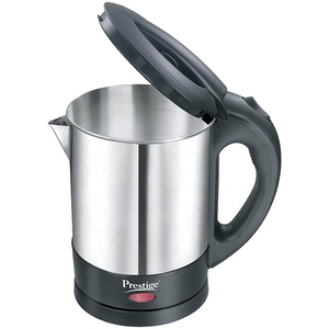 Prestige PKSS 1.0 Classic SS Electric Kettle (1 L, Black Grey)