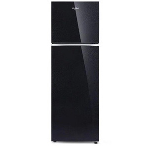 Whirlpool Intellifresh 235 Litres 2 Star Glass Finish Frost Free Double Door Refrigerator (INV ELT 278GD, Crystal Black)