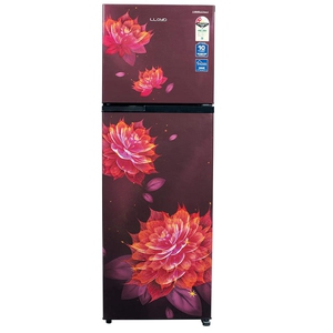 LLOYD 283 Litres 2 Star Frost Free Double Door Refrigerator (GLFF292ASRT1PB, Sakura Red)