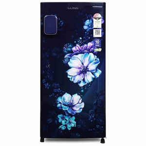 LLOYD 188 Litres 3 Star Direct Cool Single Door Refrigerator (GLDC203SCBT4JC, Cherry Blossom Blue)