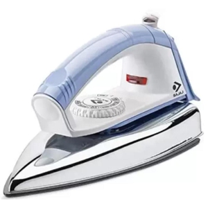 Bajaj New popular 1000 W Dry Iron, 440302, White Lavender colour