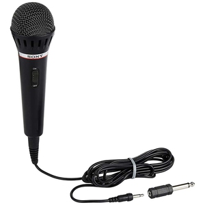 Sony Uni-Directional Wired Microphone (F-V120, Black)