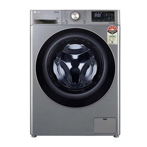 LG 10 Kg 5 Star Fully Automatic Front Load Washing Machine with Smart Diagnosis (FHP1410Z7P, Platinum Silver)