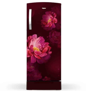 Whirlpool Icemagic Pro 192 Litres 3 Star Direct Cool Single Door Refrigerator with Base Drawer (215 IMPRO ROY, Wine Peony)