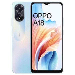 OPPO A18 (4 GB RAM, 64 GB, Glowing Blue)