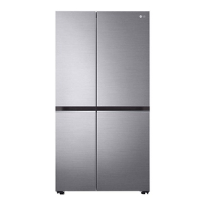 LG 694 Litres Frost Free Inverter Side-by-Side Refrigerator (DoorCooling+, GC-B257SLUV.APZQEB, Shiny Steel)