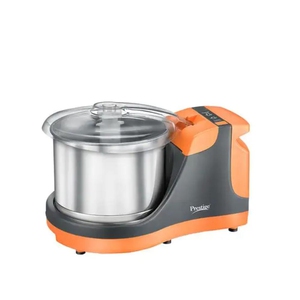 Prestige PWG 10 Orange Wet Grinder with Stainless Steel Drum, 2L, 200W