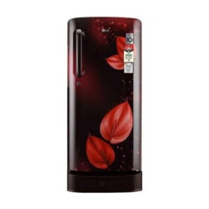 LG 215 Litres 3 Star Direct Cool Single Door Refrigerator (GL-D221ASVD, Scarlet Victoria)