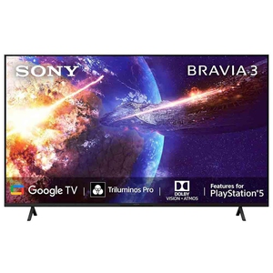 Sony 139 Cm (55) BRAVIA 3 4K Ultra HD Smart LED Google TV K-55S30 (Black)