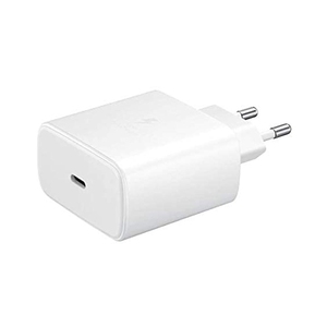 Samsung Original 45W Travel Adapter + C to C Cable, White