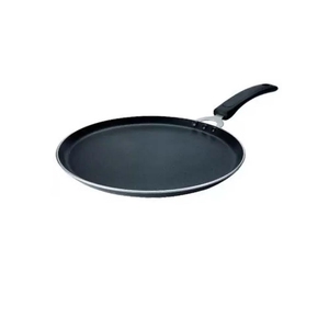 Vijaylakshmi Non-Stick Flat Tawa, 280 MM, Black