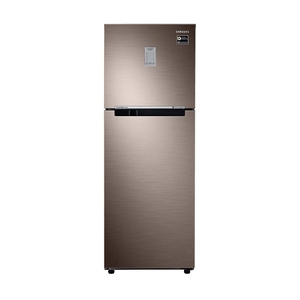 Samsung 253 L Frost Free Double Door 2 Star Convertible Refrigerator  (RT28T3722DX/HL) Luxe Brown