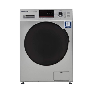 Panasonic 7 Kg 5 Star Fully Automatic Front Load Washing Machine with Inbuilt Heater (NA-127MB3L01, Platinum Silver)