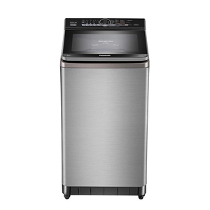 Panasonic 8 Kg 5 Star Fully Automatic Top Load Washing Machine with Built-In Heater (NA-F80V9SRB, Stainless Steel)