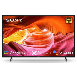 Sony Bravia 108 cm (43 inches) 4K Ultra HD Smart LED Google TV with Dolby Audio & Alexa Compatibility KD-43X75K (Black)